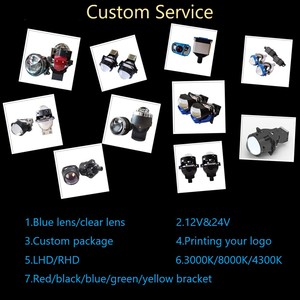 Lente per proiettore a led bi luminosa 3.0 installazione non distruttiva <span class=keywords><strong>12</strong></span> e 24V <span class=keywords><strong>H7</strong></span> H4 9005 bi-led - Product Image 5