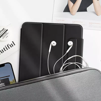 Étui pour tablette Laudtec Smart Thin Light Folio pour iPad Pro 13 pouces, coque arrière magnétique, protection de bureau, mise en veille/réveil automatique Pbk338