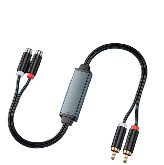 RCA Audio Isolator Common Ground Noise Filter Dual Lotus Current Sound Canceller External Connection 90-Day Warranty Made China
