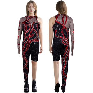 Body de manga larga transparente y elástico de Taylor Swift para mujer, ideal para escenario - Product Image 2