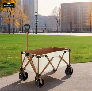Wind Valley portátil dobrável quatro rodas carrinho Oxford Material Outdoor <span class=keywords><strong>Camping</strong></span> Dinner Gatherings Pequenos acampamentos usam o saco - Product Image 1