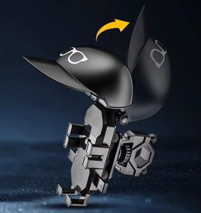 Support de téléphone pour <span class=keywords><strong>casque</strong></span> RTS mignon pour scooter, moto, vélo, guidon, support flexible en ABS avec pare-soleil, neuf en boîte - Product Image 3