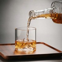 Lot de Tasses 180 ml en Borosilicate avec Design Unique Mont Fuji 3D, Verre à Shot pour Whisky Vodka, Couleur et Logo Personnalisables, Compatible Lave-Vaisselle