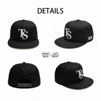 Casquettes de baseball snapback personnalisées en gros, en coton sergé de qualité supérieure, broderie 3D, haute qualité, visière incurvée réglable, style hip-hop