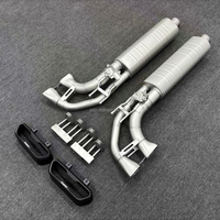 Système d'échappement avec silencieux pour Mercedes-Benz AMG G63 V8 W464, tuyau d'échappement CatBack en titane à soupape contrôlée d'origine, embout de 1,2 mm
