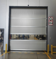 Portes intérieures de haute qualité, porte à enroulement rapide, porte automatique à grande vitesse en PVC, portes de sécurité, portes chinoises