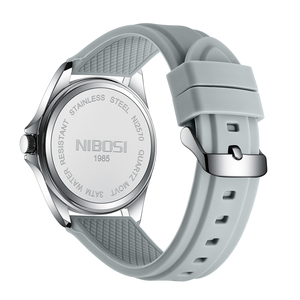 Nibosi นาฬิกาข้อมือควอทซ์หรูหราสำหรับผู้ชาย2570สแตนเลสกระจกปรับแต่งโลโก้ได้ดีไซน์กีฬาคลาสสิกเรียบง่ายกันน้ำ - Product Image 6