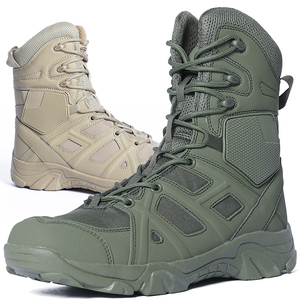 Bottes tactiques <span class=keywords><strong>de</strong></span> plein air personnalisées Bottes <span class=keywords><strong>de</strong></span> combat spéciales à talons hauts <span class=keywords><strong>en</strong></span> cuir pour hommes Bottes d'entraînement <span class=keywords><strong>de</strong></span> <span class=keywords><strong>chasse</strong></span> et <span class=keywords><strong>de</strong></span> randonnée dans le désert - Product Image 1