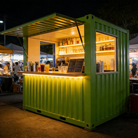 Unidad de Vivienda Prefabricada de Acero LDYZ, Módulo de Contenedor para Apartamentos, Cafeterías, Quioscos, Tiendas, Instalación Exterior Rápida
