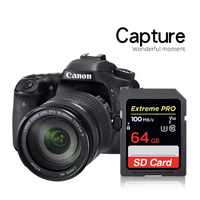 Carte SD en Gros pour Appareil Photo Haute Vitesse 32 Go 64 Go 128 Go 256 Go, Fabricant de Cartes Mémoire SD Extreme Pro pour Carte SanDisk SD