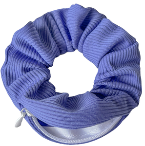 Chouchous pour cheveux personnalisés pour femmes avec logo, en polyester, style européen-américain, avec fermeture éclair et poche discrète - Product Image 1