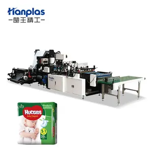 HP-DC Hanplas carry handle side weld bag machinery tissue adult diaper bag making machine