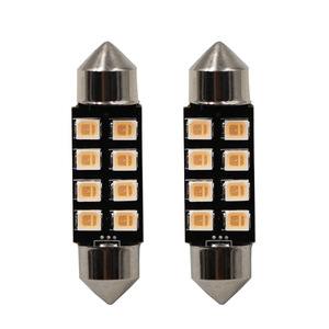 Lampe de lecture LED pour voiture, éclairage intérieur, éclairage de cabine, double extrémité 2835 C5W 31mm 36mm C5W bleu glace - Product Image 5
