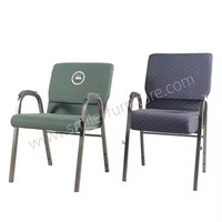 Sillas de teatro comerciales, envío gratis, asiento de iglesia de auditorio con tela tapizada, Material metálico para uso escolar