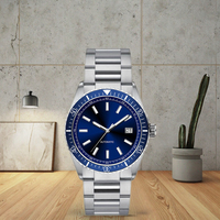Reloj de Pulsera Automático de Negocios para Hombre, Estilo Moderno, de Acero Inoxidable Dorado y Mecánico de Lujo
