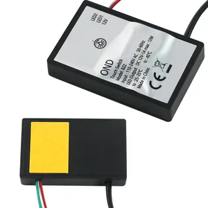 AC220v 110v monokrom üç renk 12w Led Dimmer akıllı dokunmatik anahtarı güç kaynağı ile banyo aynası dokunmatik sensör anahtarı