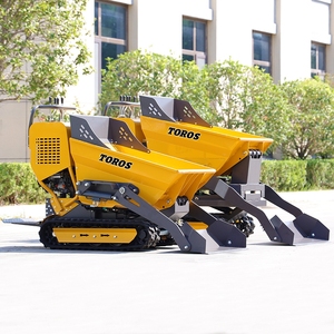 Vente directe usine TOROS Mini Dumper sur chenilles Micro Mini Dumper Camion à moteur diesel 4x4 Mini Camions bennes basculantes Prix compétitif - Product Image 3