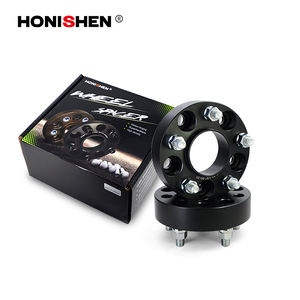 Entretoises de moyeu de roue forgées par finition noire AL6061-T6 5x114.3/5x4.5 "<span class=keywords><strong>CB</strong></span> 71mm avec 1/<span class=keywords><strong>2</strong></span>"-20 goujons 5 adaptateurs de roue de cosse pour <span class=keywords><strong>Lincoln</strong></span> - Product Image 5