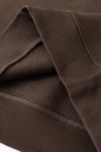 Moda nuevo logotipo personalizado suéter de <span class=keywords><strong>cuello</strong></span> alto invierno 345G Boxy Casual esencial sólido forro polar grueso Sudadera con capucha hombres sudadera - Product Image 6