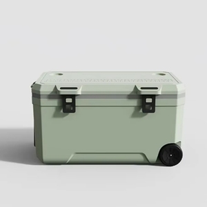 IGLOO 120L lớn <span class=keywords><strong>Ice</strong></span> Cooler Box với bánh phong cách hiện đại cách điện hộp cho ngoài trời câu cá dã ngoại - Product Image 5