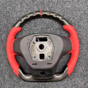<span class=keywords><strong>Volant</strong></span> sport en fibre de carbone de haute qualité ZHOUCHI pour Chevrolet Camaro, <span class=keywords><strong>cuir</strong></span> rouge, durable, NOUVEAU design 2015- 3 branches - Product Image 6