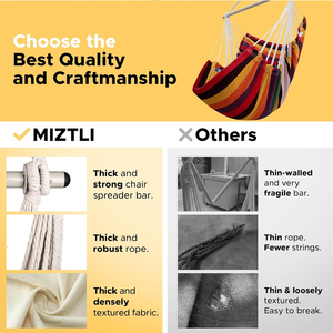 Sedia Amaca Moderna da Giardino Pieghevole, Portatile, Resistente agli Strappi, Singola per Adulti, in Tessuto, per Parco - Product Image 2