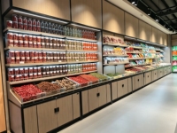 Système d'étagères gondoles de haute qualité, présentoir simple ou double face, étagères de supermarché personnalisées pour la vente au détail