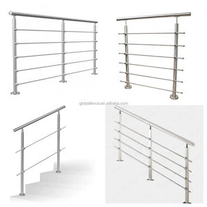 Reilbu Garde-corps d'escalier en acier inoxydable de haute qualité <span class=keywords><strong>Balustrade</strong></span> et main courante Rampe de tube de balcon de <span class=keywords><strong>terrasse</strong></span> - Product Image 3