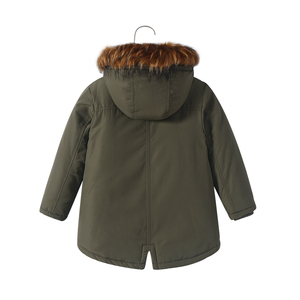 Vestes d'hiver/automne pour garçon et fille, <span class=keywords><strong>manteau</strong></span> rembourré pour adolescents, vêtements d'extérieur, avec capuche pour enfants, nouvelle collection - Product Image 4