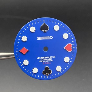 Modification de montre, cadran sans date de 28,5 mm, luminescent vert, compatible avec le mouvement japonais NH35/36 - Product Image 3