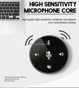 TNH 808USB Haut-parleur USB omnidirectionnel à 360 degrés avec fonction de volume muet pour <span class=keywords><strong>Zoom</strong></span> et Google Meet - Product Image 6