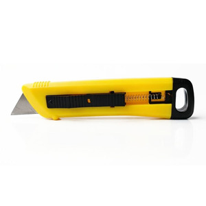 Cuchilla <span class=keywords><strong>de</strong></span> <span class=keywords><strong>seguridad</strong></span> <span class=keywords><strong>retráctil</strong></span>, cuchillo multiusos con mango <span class=keywords><strong>de</strong></span> plástico y resorte, con bloqueo, anti-corte, para protección <span class=keywords><strong>de</strong></span> manos - Product Image 1