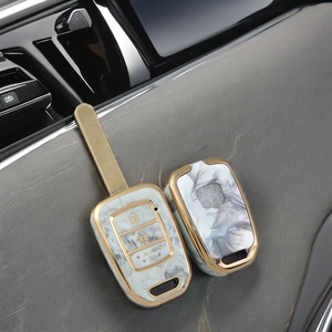 Para <span class=keywords><strong>Honda</strong></span> Fashion Soft TPU Key Case Skins Ajuste preciso Accesorios remotos para Accord Civic <span class=keywords><strong>LX</strong></span> Coches compatibles - Product Image 2