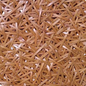 Bamboo Woven Mat Abstract Pattern Rectangle Wall Decor Indoor Hand Wash Crafted - Product Image 5