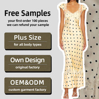 Vestido Maxi Personalizado OEM con Encaje Amarillo de Puntos, Escote Corazón, Manga Corta, Apliques Florales, Elegante Vestido de Fiesta para Mujer