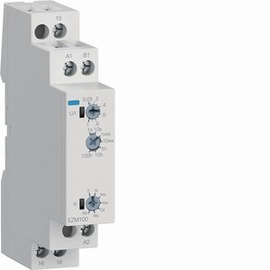 Relè Multifunzione Ezme100 con 1 Contatto di Commutazione, Modulo Timer 1 DIN - Product Image 1