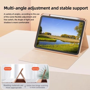 Pour 2025 étui intelligent en cuir PU doux pour la peau Pbk323 housse de tablette multi-angle pour iPad 10.9 "usage quotidien - Product Image 2