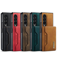 Étui de Luxe Portefeuille Protection Livre à Rabat pour Téléphone Portable Samsung Galaxy Z Fold 3 4
