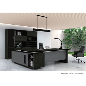 Bàn điều hành Bàn văn phòng lớn cho CEO, bàn gỗ hiện đại có ngăn kéo, bàn văn phòng - Product Image 1