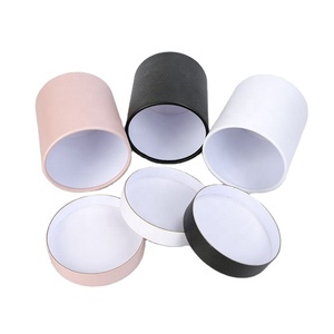 Luxury Rose Flowers Gift Round Box For Bouquets Arrangements Packaging