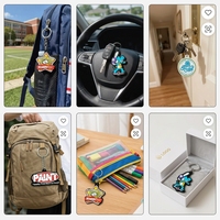 Porte-clés en PVC durable de forme personnalisée, impression UV, créez votre propre logo, porte-clés en PVC pour adultes, clés de voiture, cadeau de fête