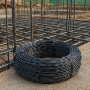 Alambre de Hierro de Bajo Contenido de Carbono de Fábrica China 1006 1008, Servicios de Soldadura de Acero Negro para Construcción, Acero para Conformado en Frío para Clavos de Construcción - Product Image 1