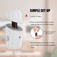 Parfum électrique réglable huile essentielle nébuliseur portable parfum mural plug in diffuseur
