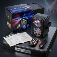Projecteur LED RGB portable pour boule disco, alimenté par USB, activé par le son, pour l'ambiance festive intérieure |   Usine YSH