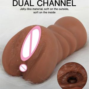 Conception réaliste de poche vaginale pour masturbateur masculin Coupe douce pour la peau-Matériau sûr facile à entretenir pour les adultes - Product Image 3