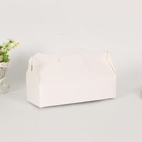 Customized Simple Exquisite Fashion Atmosphere Paper Box Elegant Dessert Carton Display Container for Cake Gift Giving