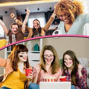 Adesivi per Occhi Neri Sportivi in Vinile Traspirante e Resistente per <span class=keywords><strong>Calcio</strong></span>, Baseball, Softball e Feste a Tema - Product Image 3