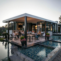 Pergola de jardin en aluminium antique sur mesure de qualité supérieure, thermolaquée pour l'arrière-cour, avec accessoire de moustiquaire en option, pavillon