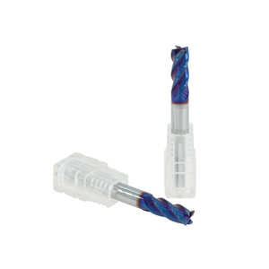 Nhà sản xuất cacbua vonfram endmill hrc65 <span class=keywords><strong>CNC</strong></span> xanh-naco lớp phủ vuông endmill - Product Image 4