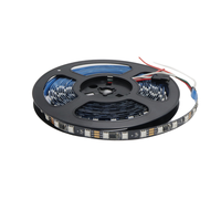 Bande LED intelligente SM16703 WS2811 IC 5050RGB 60 LED 10mm DC12V IP20 auto-adhésive pour éclairage d'ambiance de chambre et d'aménagement paysager